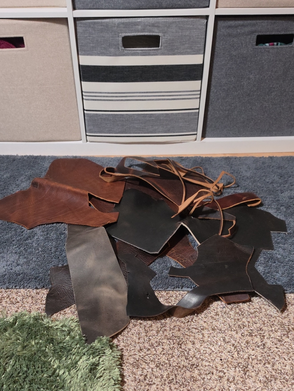 KMM Brown Leather Scraps #8